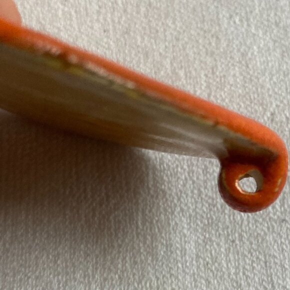 Handmade 70's Ceramic Daisy Pendant - Picture 5 of 6